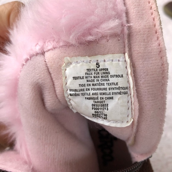 Circo Baby Girl Boots Brown/Pink Size 5 - Picture 8 of 8